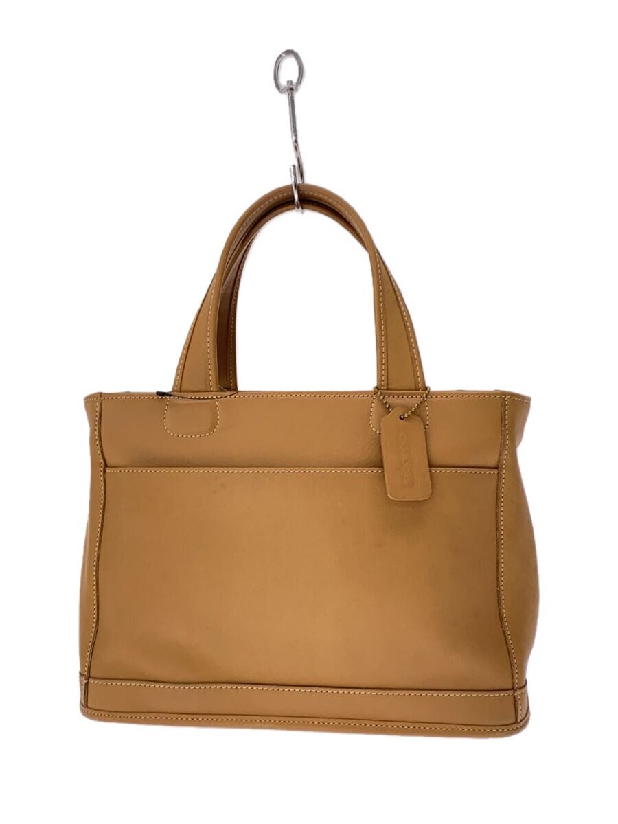 Coach Leather Handbag Camel Single Compartment Used
