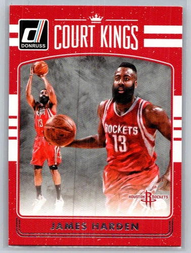 2016-17 Donruss #9 James Harden Court Kings Houston Rockets F20