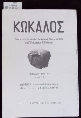 Origines gentium Siciliae. Ellanico, Antioco, Tucidide. Sammartano, Roberto: