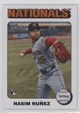 2024 Topps Heritage High Number White Border Nasim Nunez Nasim Nuñez #687 1ge5