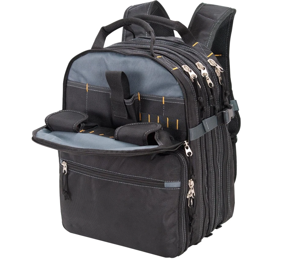 75-Pocket Tool Backpack | Custom Leathercraft1132 | Heavy-Duty Storage - Image 2 of 4