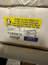 Arlington 4-Gang Steel Recessed TV Box TVBS613