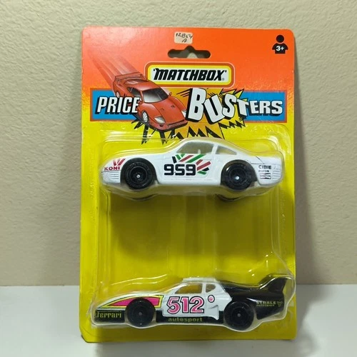 Vintage 1994 Matchbox Specials 1/40 Porsche Ferrari Diecast Cars