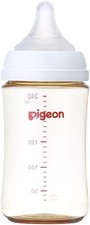 Pigeon SofTouch Nursing Bottle 240ml Wide Neck BPA Free M Nipple Japan