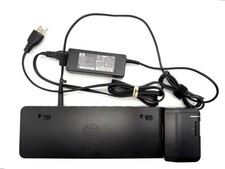 HP UltraSlim Docking Station HSTNN-IX10 with Power Supply - UNTESTED