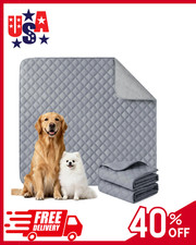 Reusable Washable Pee Pads for Dogs Large/Extra Large 36'' x 41'' 2 Pack, Abs...