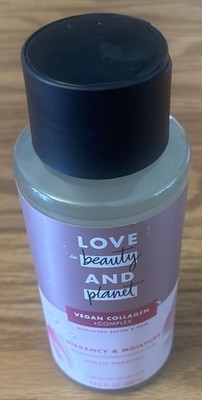 Love Beauty and Planet Shampoo Murumuru Butter & Rose Vegan Collagen +Complex