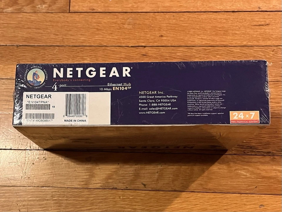 Netgear EN104TP Four Port Ethernet Hub 10Mbps - Image 2 of 4