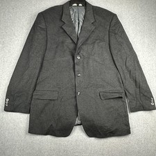 John W Nordstrom Loro Piana Blazer Mens 46L Gray Cashmere Sport Coat Jacket