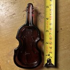 L G Wright Amethyst Glass Violin Cello Trinket Dish/ashtray vintage mid century  — photo 8