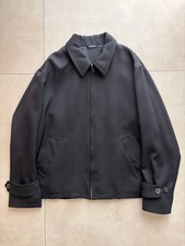 HERMES wool blouson dark navy 54 rare