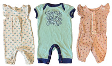 Caters Cloud Island Baby Girl Newborn Pants Rompers Outfits Lot Made For This