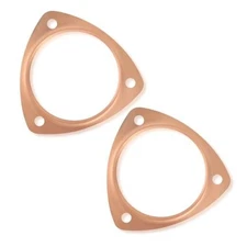 2PCS Exhaust Gasket,Copper Exhaust Flange for Header Gasket & Collector 3.5"