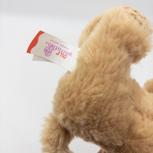 Our Generation Pup Plüschhund hellbraun Stofftier Battat 7 Zoll Welpe beweglich - Bild 7 von 8