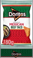 Doritos 6x 180g Mexican Beef Taco Tortilla Sharing Crisps buy 4 lots get 1 Free