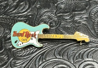 Hard Rock Cafe Guitar Sea Green Maui