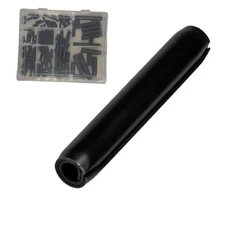 ACCUFINE Manganese Steel Coiled Roll Pin Set 179 PCS M2-M12 Spring Pins MGJX01