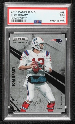 2010 Panini Rookies & Stars Longevity Tom Brady #88 PSA 7