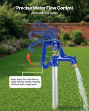 Frost Proof Yard Hydrant, 5.24FT Freeze-Proof Outdoor Faucet with 36" Bury Depth