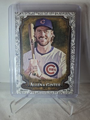 2024 Topps Allen & Ginter - Short Print Patrick Wisdom #309 Foil Filagree - 5d