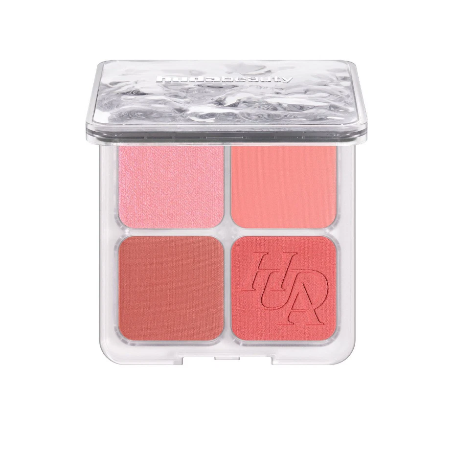 Paleta de iluminadores multiusos HUDA BEAUTY - Resplandor melocotón tostado Foto 2 de 4