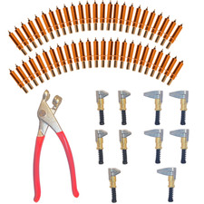 Cleco Kit : 50-Pc - Spring Temporary Fastener 1/8" w/ Pliers  Clamps