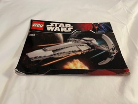 LEGO Star Wars 7663 Sith Infiltrator with box & manual (read description)