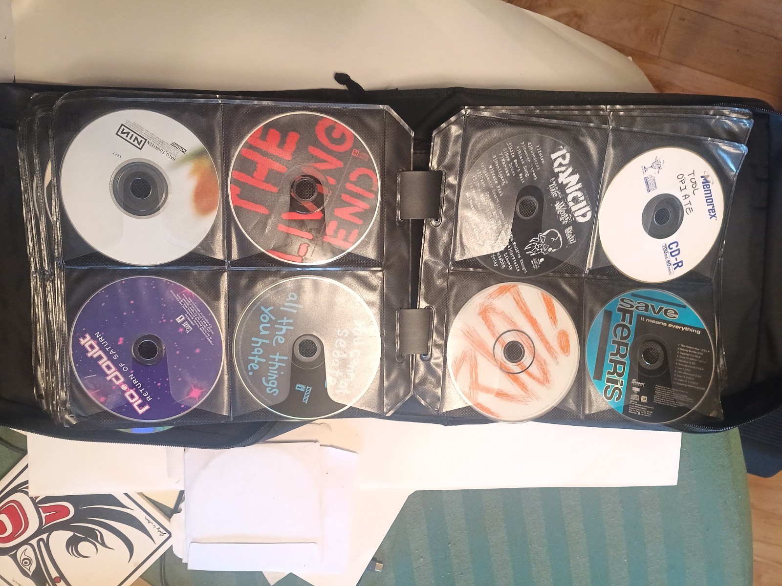 Lot 84+ Vintage Rock Punk Alternative  Mainstream Hiphop Electronica Binder CD