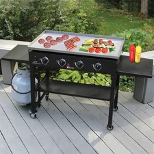GrillFest 4-Burner Gas Griddle - 790SQin