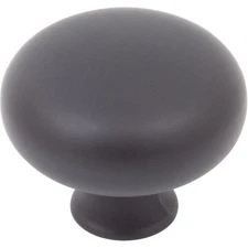 Bi-Fold Closet Door Knob, 1-1/2 Inches, Matte Black by Stone Harbor Hardware