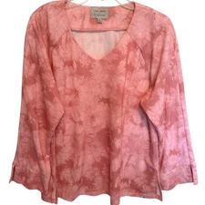 Care+Wear x Natori Arm Access Dialysis Shirt Womens XL Open Sleeve Breast Cancer