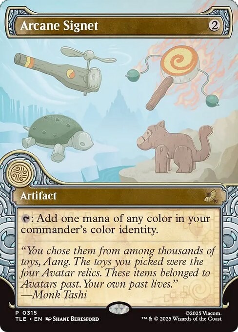 Showcase ARCANE SIGNET mtg NM-M The Last Airbender Eternal 1 Rare