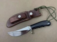 Coltello/Spada da Caccia Campeggio Personalizzato Fatto a Mano Acciaio al Carbonio Stile Randall