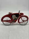 Vintage 1950s Coca-Cola Red Graphic Diecast 1:6 Scale Ride Refreshed Bicycle
