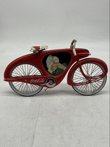 Vintage 1950s Coca-Cola Red Graphic Diecast 1:6 Scale Ride Refreshed Bicycle