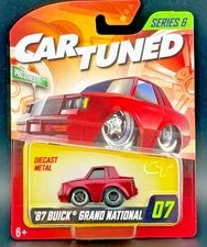 Car Tuned 1/64 Mainline 1987 BUICK GRAND NATIONAL Pro  Series 6  Diecast Car