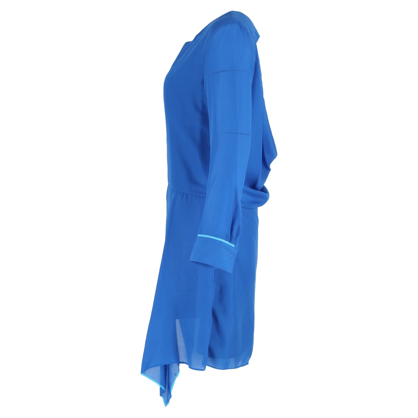 Abito Acne Studios Adelle Nastro in Poliestere Blu