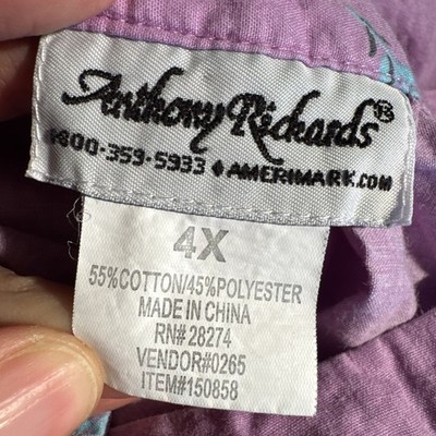 [専用ページ] Anthony Richards Womens 4X Muumuu Snaps House Dress Robe Caftan