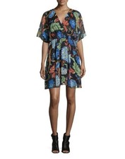 ALICE & OLIVIA 'CAY' FLORAL PRINT DRESS sz 10