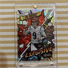 JOE BURROW (CASE HIT) SP 2023 Panini Absolute EXPLOSIVE #13  Pulled 12/2 25