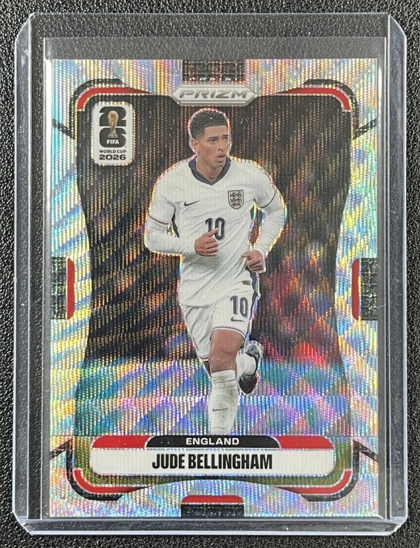 JUDE BELLINGHAM 2026 PANINI PRIZM WORLD CUP #114 WAVE ENGLAND