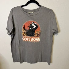 White Crow Boot Barn Western Graphic T-Shirt Size Large