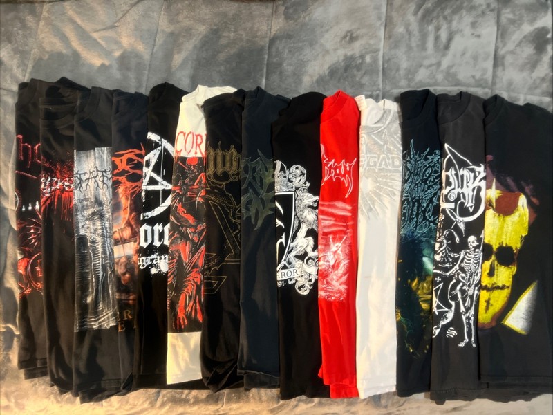 Death Thrash Metal Lot 14 Shirts Morbid Angel,Behemoth,Immolation,Cannibal Corps