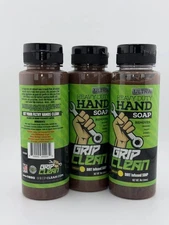 [3 pack] GRIP CLEAN ULTRA HEAVY DUTY Mechanic Hand Soap Lemon Scent 8 oz