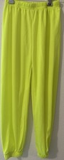 Boys Size 7/8 Florescent Yellow Mesh Pants Pull On