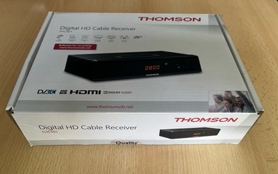 Thomson THC301 HD Receiver für digitales Kabelfernsehen - Schwarz
