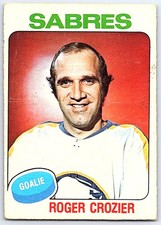 1975-76 O-Pee-Chee *C* Roger Crozier Buffalo Sabres #350