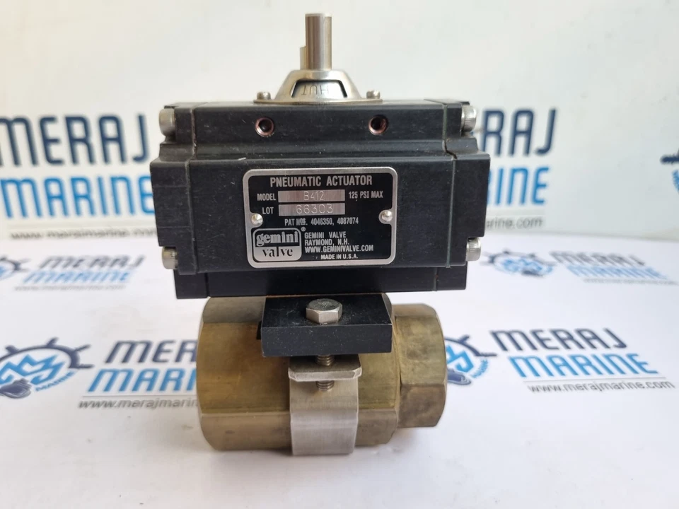 Gemini Valve V412 Pneumatic Actuator 125 PSI Max - Image 2 of 4