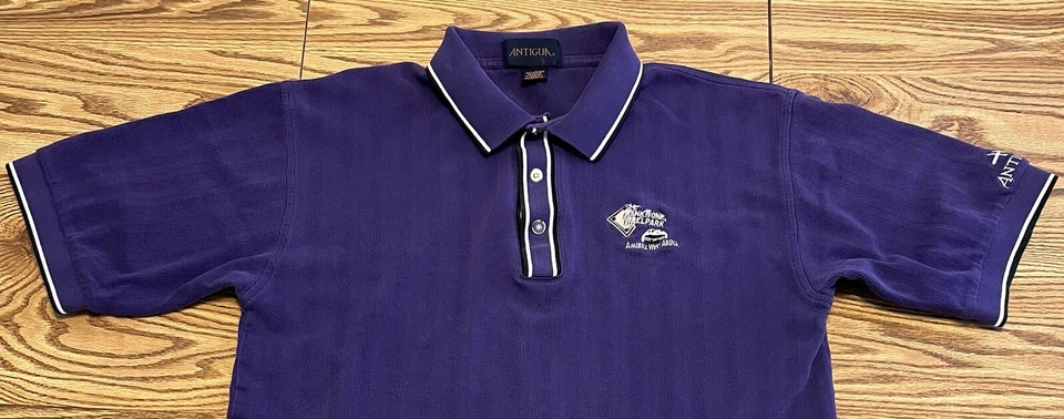 VTG 90s Bank One Ballpark America West Arena Usher’s Polo Shirt Purple MLB #2 - Image 2 of 4