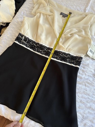 Vintage Liz Claiborne Damenhose Set breitbein gefütterte Hose und Oberteil Gr. 6 neu mit Etikett - Bild 7 von 23